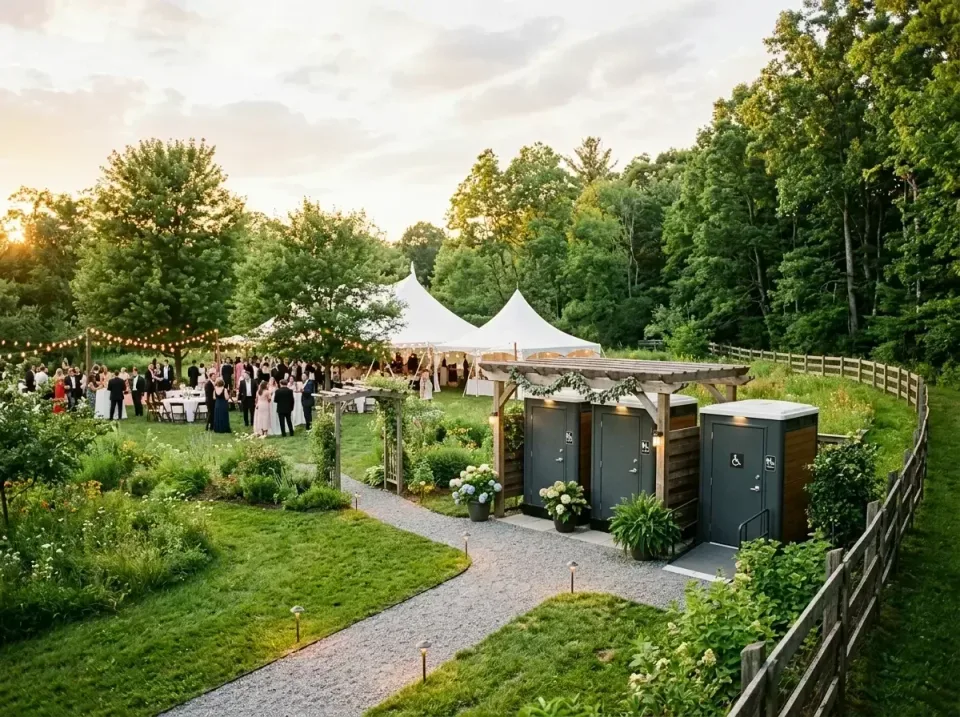 outdoor-wedding-reception-rest-002 — detailed close-up, Trusted Porta Potty & Dumpster Rentals in United States